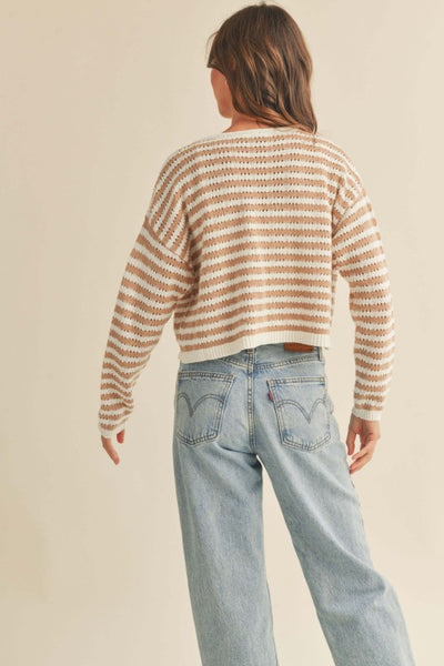 Joan Crochet Knitted Cardigan