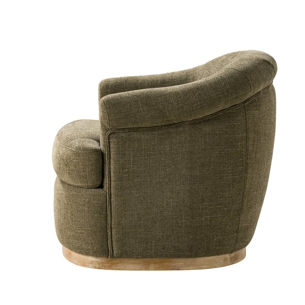 Loki Swivel Chair: Moss