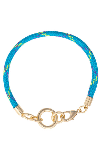 Goldie Paracord Charm Bracelet Base: Blue