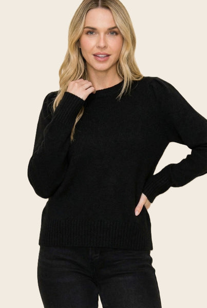 Tina Crew Neck Dressy Sweater