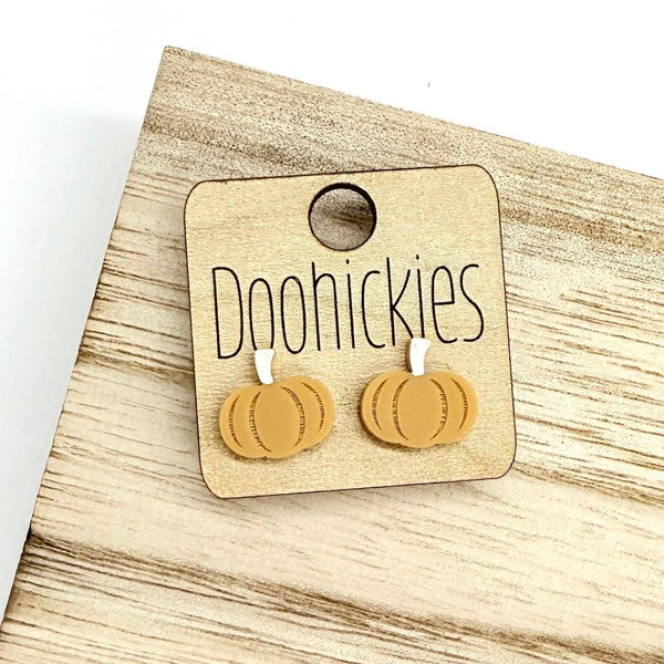 Perfectly Pumpkin Fall Stud Earring Collection: Orange