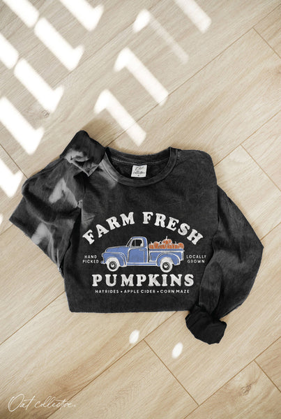 *Pre-Order* FRESH PUMPKINS Cream Long Sleeve Shirt