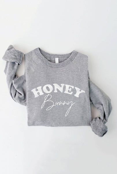 HONEY BUNNY Sweatshirt: Eggshell