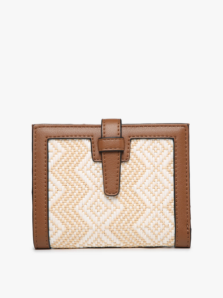 Bessie Canvas Wallet w/ Slip Closure