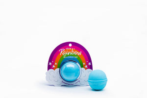 Rainbow on a Cloudy Day Clamshell Bath Bomb