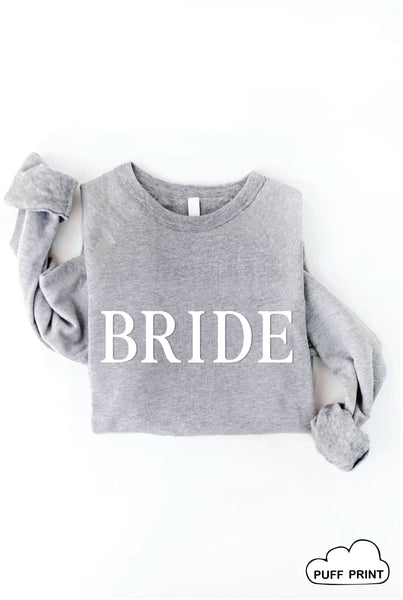 BRIDE PUFF Mauve Graphic Sweatshirt