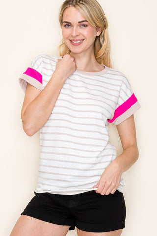 Amber Textured Knit Top