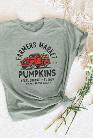 FARMERS MARKET Sage Graphic T-shirt