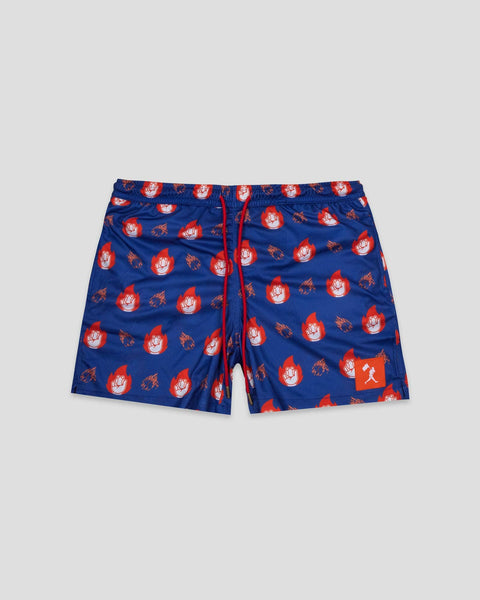 Flamethrower Diamond Air Mesh Shorts