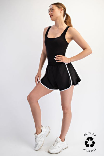 Erin Black Tiger Shortsie