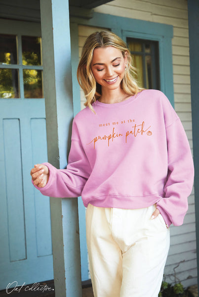 At The Pumpkin Patch Cropped Sweatshirt
