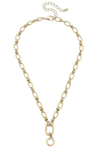 Lilah Cable Link Charm Necklace