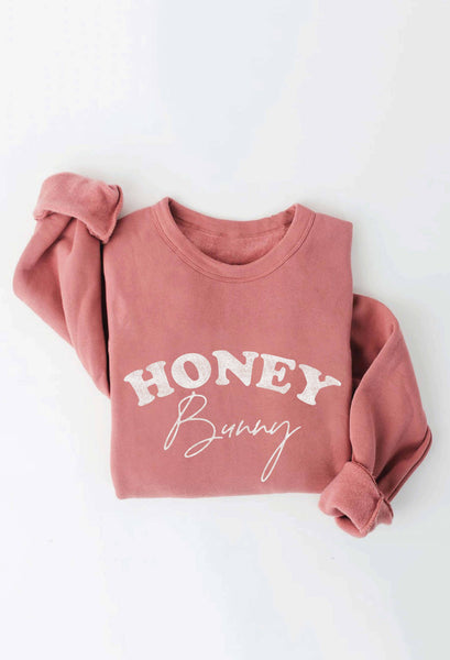 HONEY BUNNY Sweatshirt: Eggshell