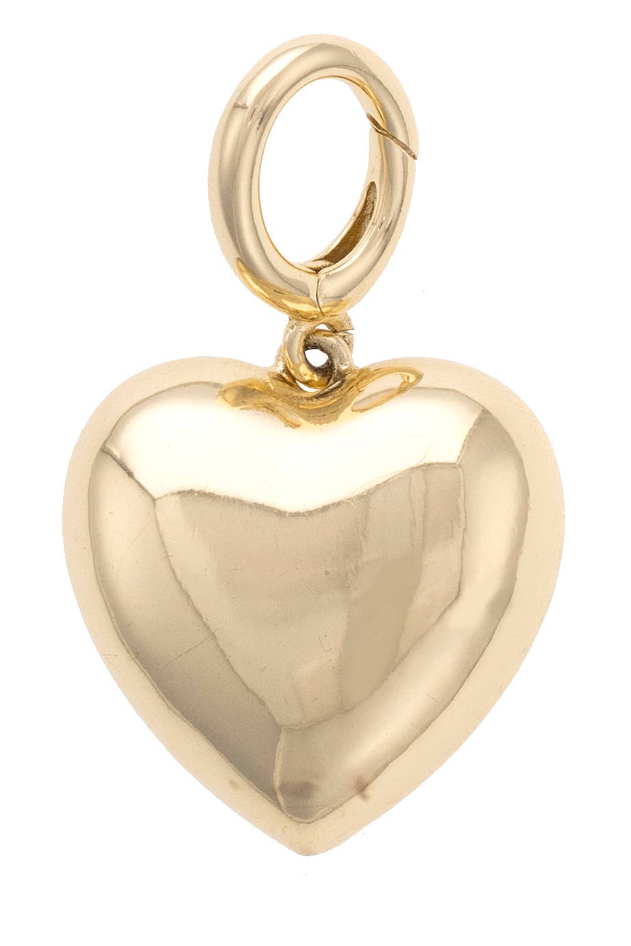Puffy Heart Pendant Charm