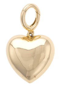 Puffy Heart Pendant Charm
