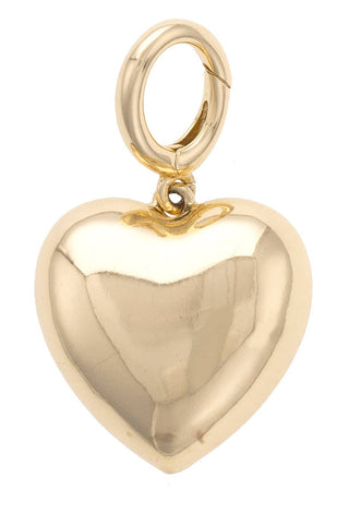 Puffy Heart Pendant Charm