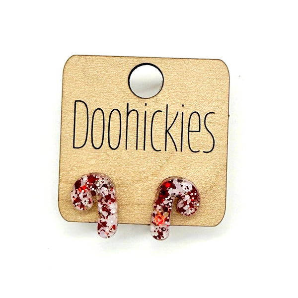 Candy Cane Studs