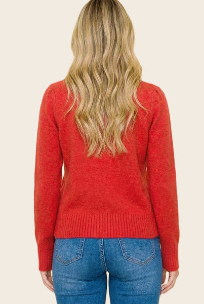 Tina Crew Neck Dressy Sweater