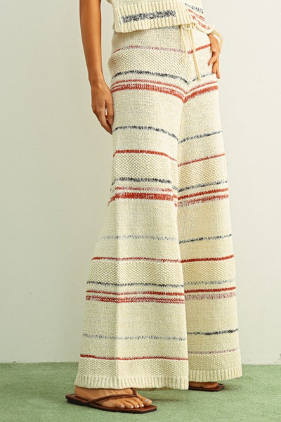 Beth Multi-Color Stripe Knit Pants