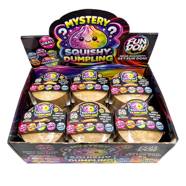 Fun Doh Mystery Dumpling Squishy Toy | 12-Piece Display: Wholesale Price