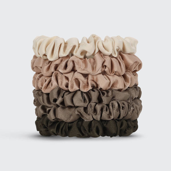 6pc. Petite Satin Scrunchie Set