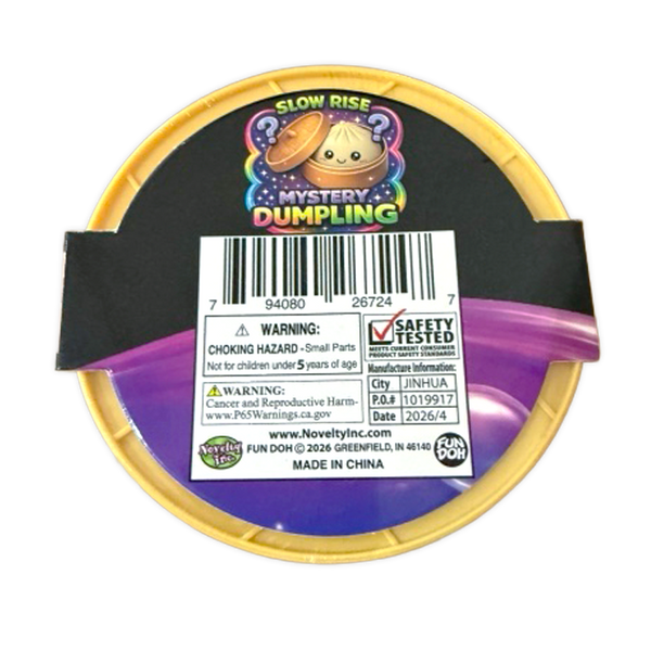 Fun Doh Mystery Slow-Rise Dumpling Squishy Toy -12/Display: Wholesale Price