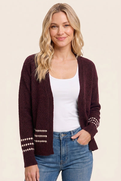 Honeycomb Textured Cardigan