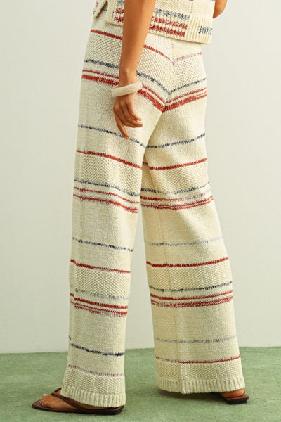 Beth Multi-Color Stripe Knit Pants