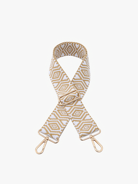 Coral/Lt.Blue Diamond Guitar Strap