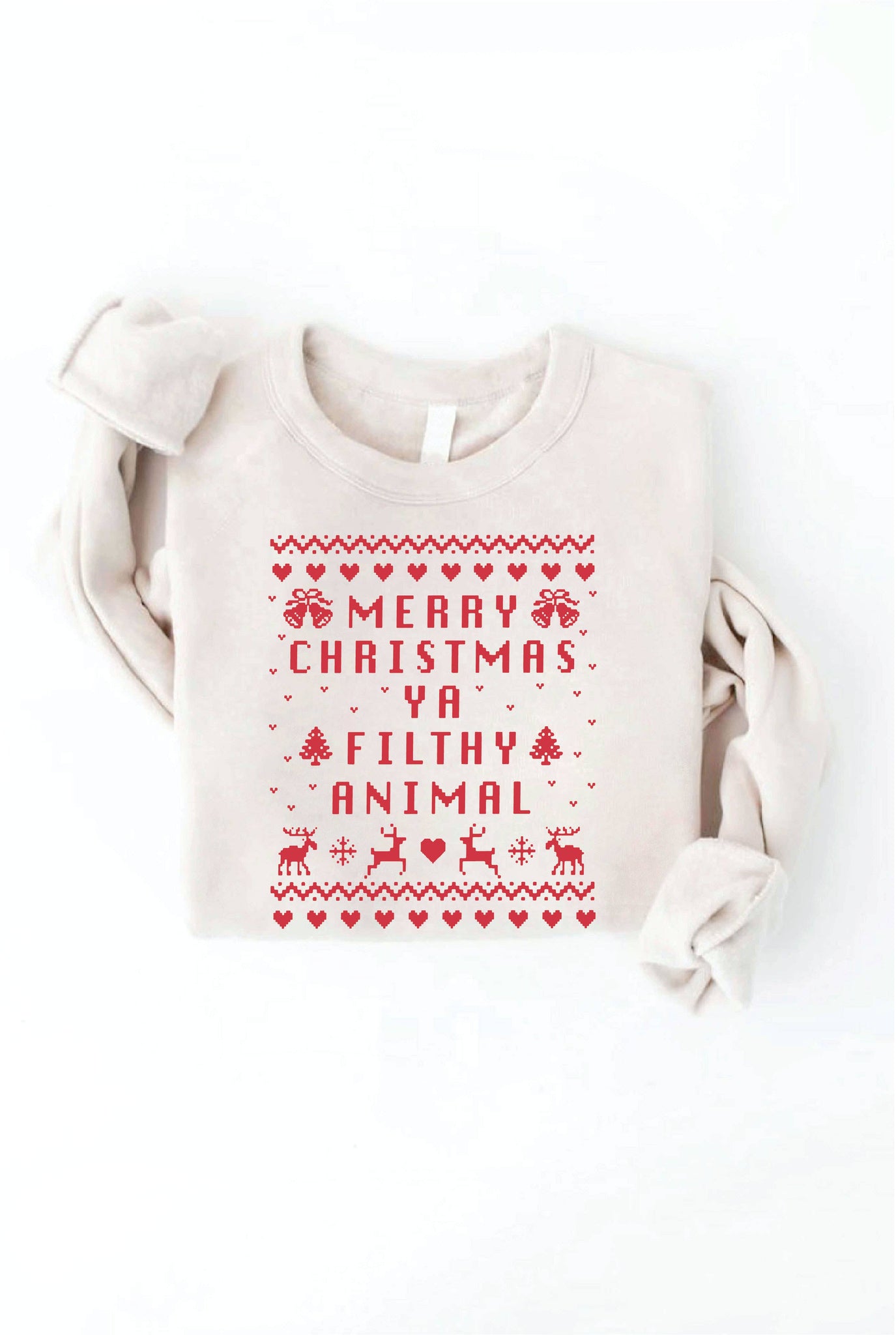 MERRY CHRISTMAS Heather Sweatshirt