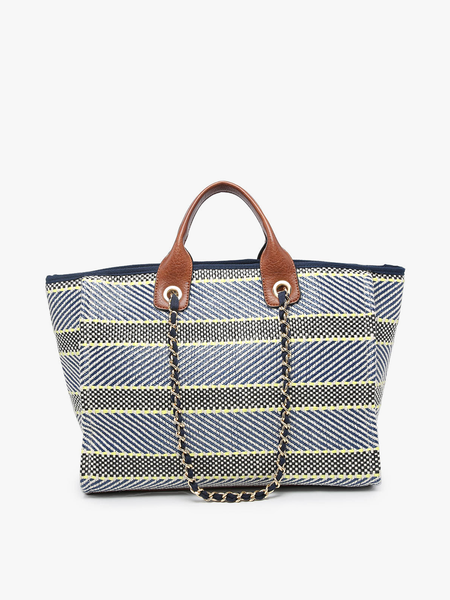 Kristina Striped Satchel