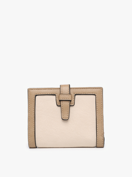 Bessie Canvas Wallet w/ Slip Closure