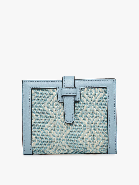 Bessie Canvas Wallet w/ Slip Closure