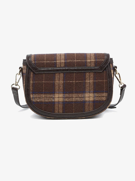 Calloway Plaid Contrast Crossbody Bag
