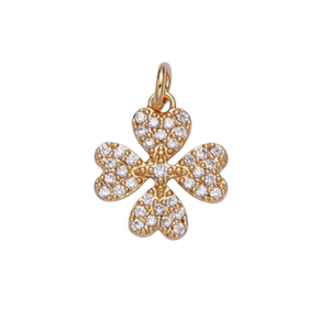 Pavé Four Leaf Clover Charm