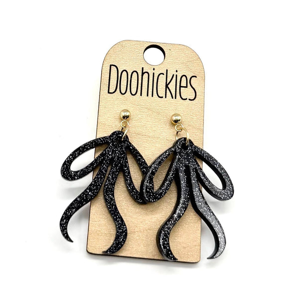 New Years Dancing Bow Earrings