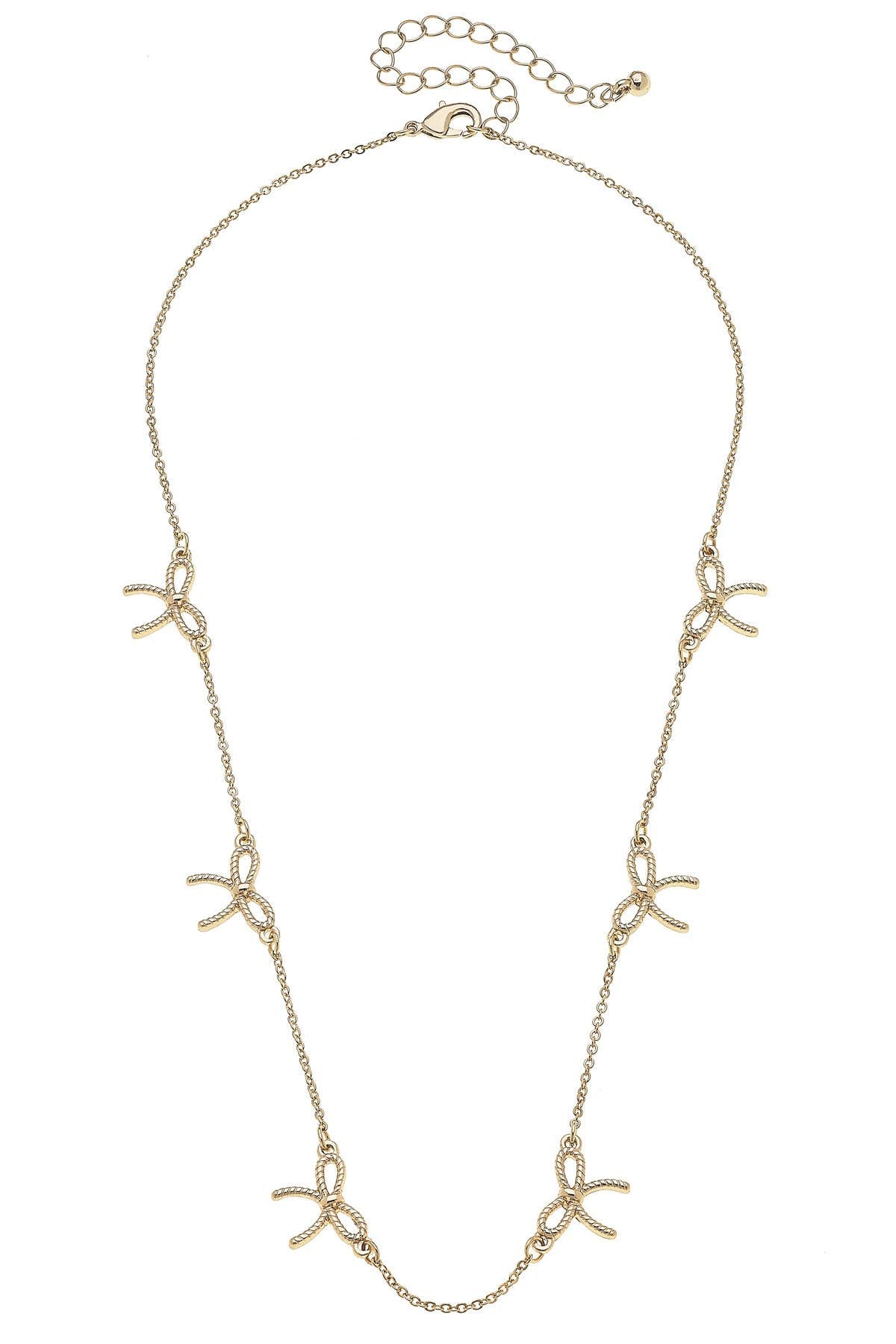 Bessie Multi Rope Bow Necklace