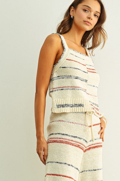 Jenna Multi-Color Stripe Top