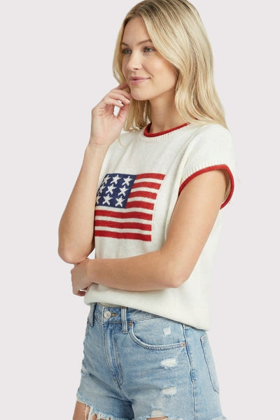 American Flag Sweater