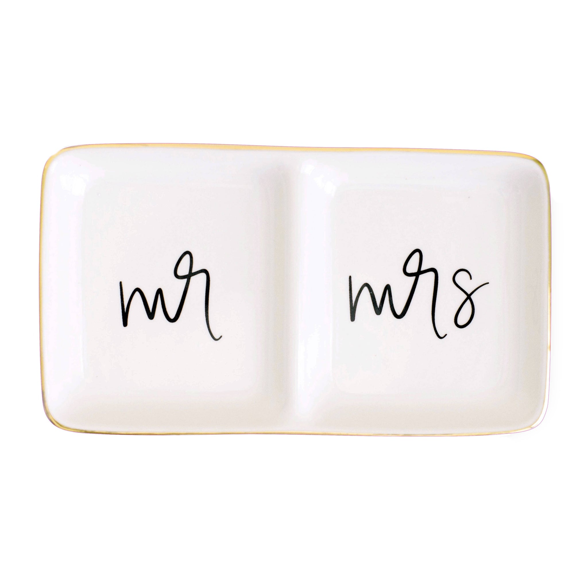 Mr. and Mrs. Jewelry Dish