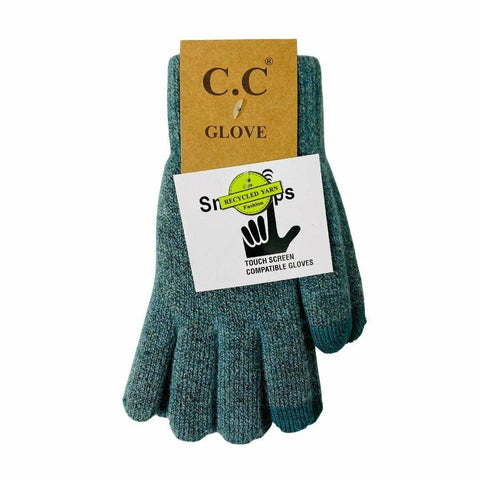 Soft Knit Heather Forest Gloves