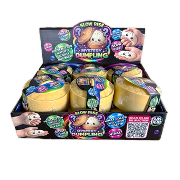Fun Doh Mystery Slow-Rise Dumpling Squishy Toy -12/Display: Wholesale Price