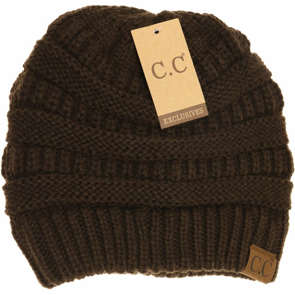 Classic Teal Grey CC Beanie