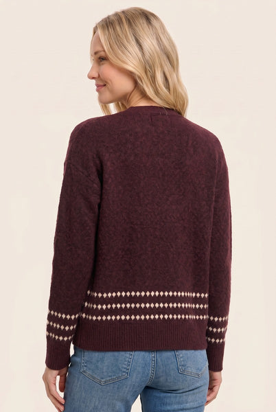 Honeycomb Textured Cardigan