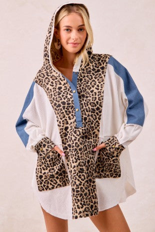 Betty Mix & Match Waffle Hoodie