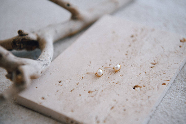Diamond Quartz Stud
