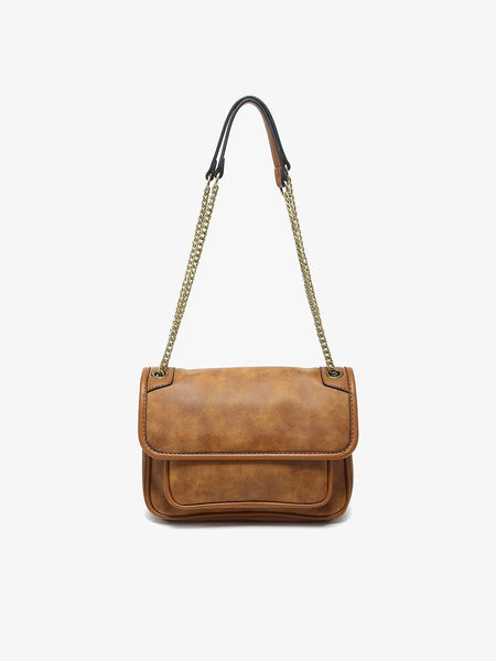 Nola Convertible Suede Crossbody Bag