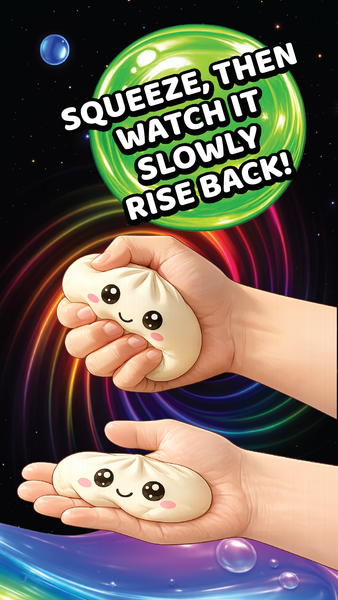 Fun Doh Mystery Slow-Rise Dumpling Squishy Toy -12/Display: Wholesale Price