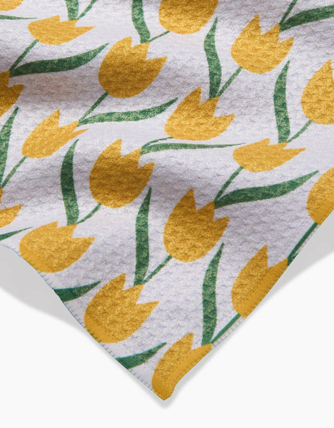 Spring Tulip Flowers Dishcloth Set