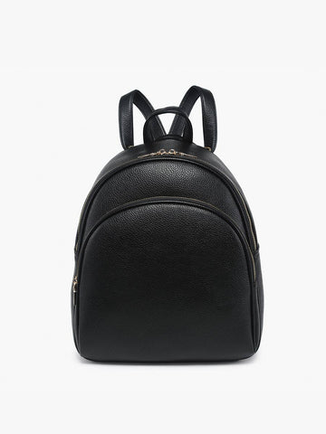 Simone Round Backpack w/ Front Pocket